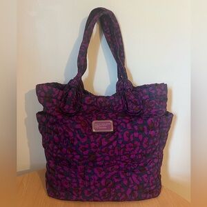 Like New Marc by Marc Jacobs Stylish Purple Workwear Tote Bag